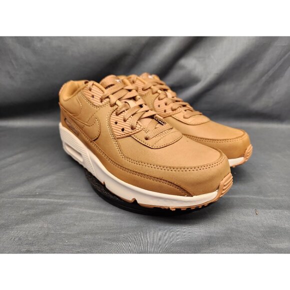 Nike Boys Air Max 90 (GS) Sneakers Leather Flax White Size 6.5 NEW NO BOX! - Picture 10 of 11